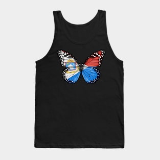 Sint Maartener Flag  Butterfly - Gift for Sint Maartener From Sint Maarten Tank Top